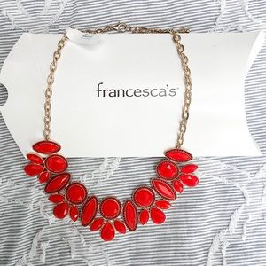 Red Statement Necklace